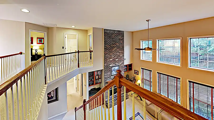 Great room seen from upstairs
