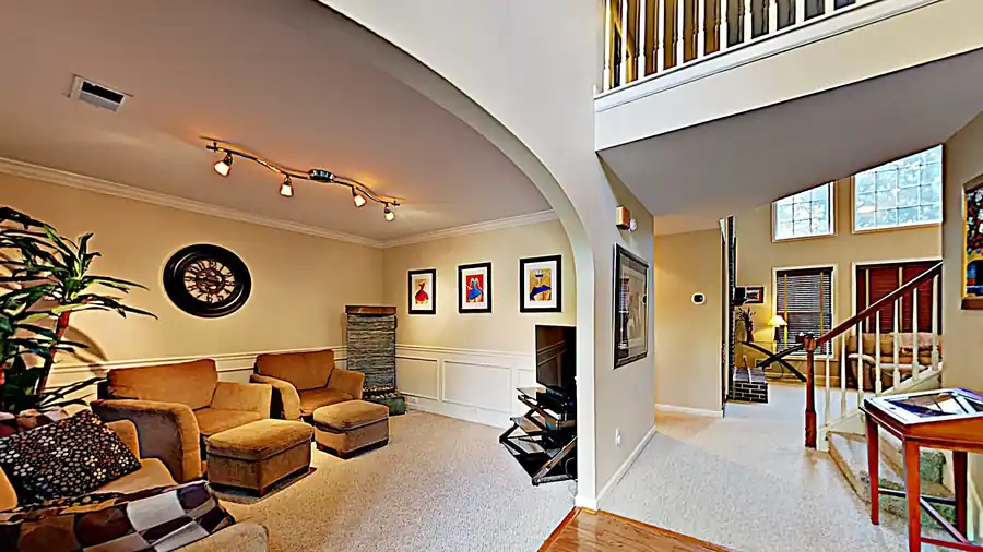 Living room seating area